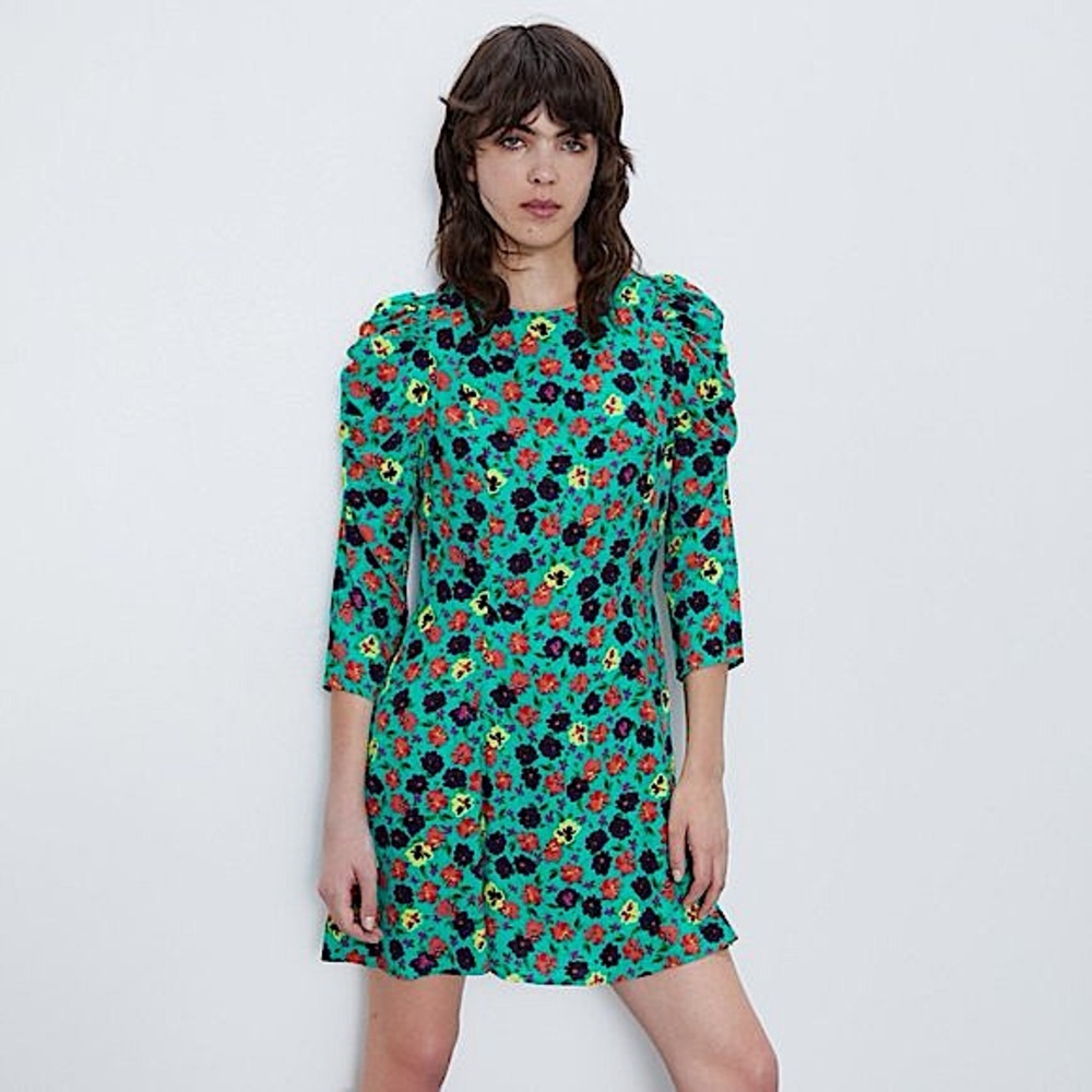 Zara floral dress. Size XS.